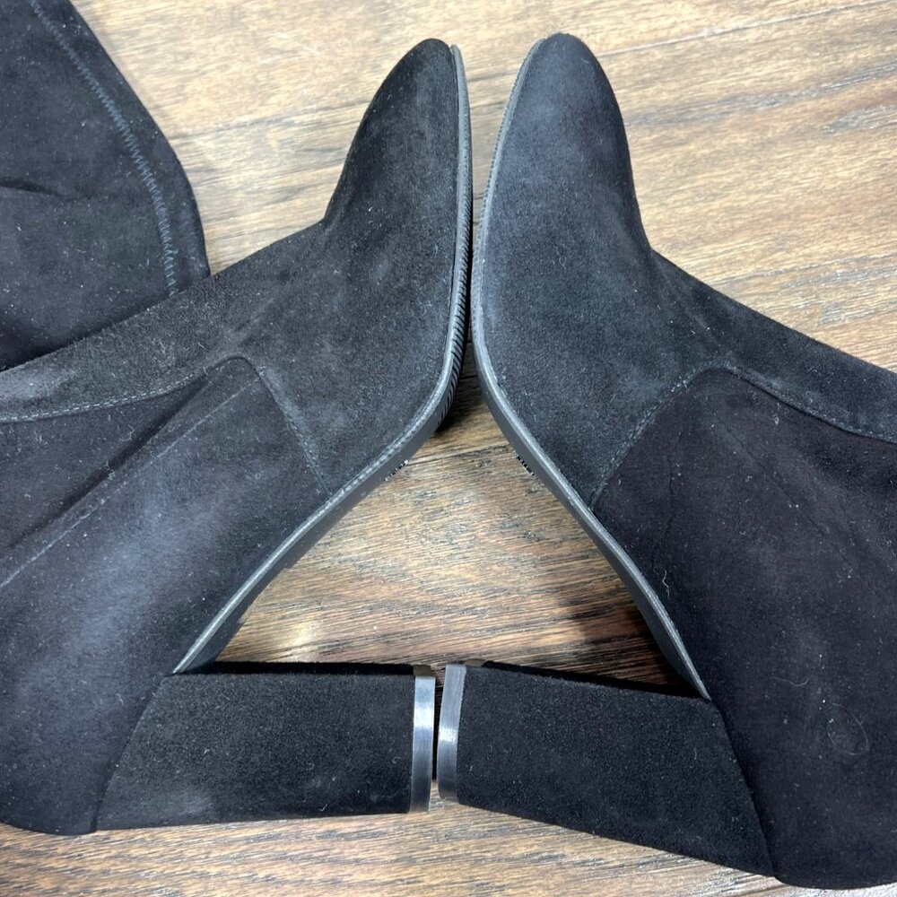 STUART WEITZMAN Yulianaland Over the Knee Suede Boots Black Sz 10 NWOT - Picture 5 of 10